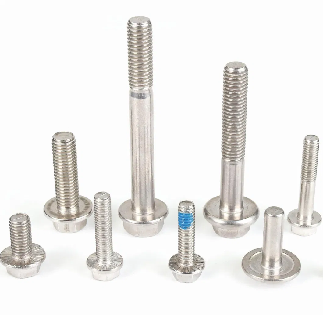 304 Stainless Steel Cross Pan Head Screws Round Head Non - Loose Half Thread Bolts and Screws