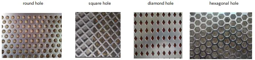 Round Hole Aluminum Sheet Metal Perforated Plate Screen