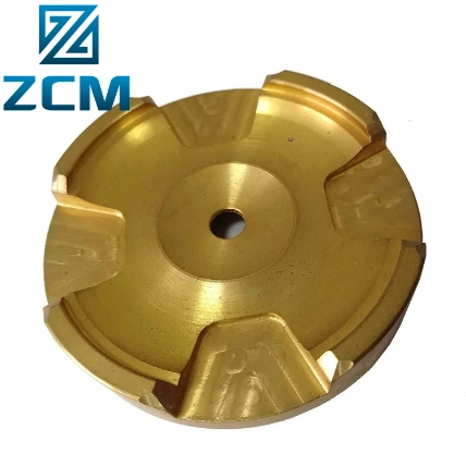 Tight Tolerance CNC Brass Plates Custom Made Metal Copper Round Plates for Machine Parts