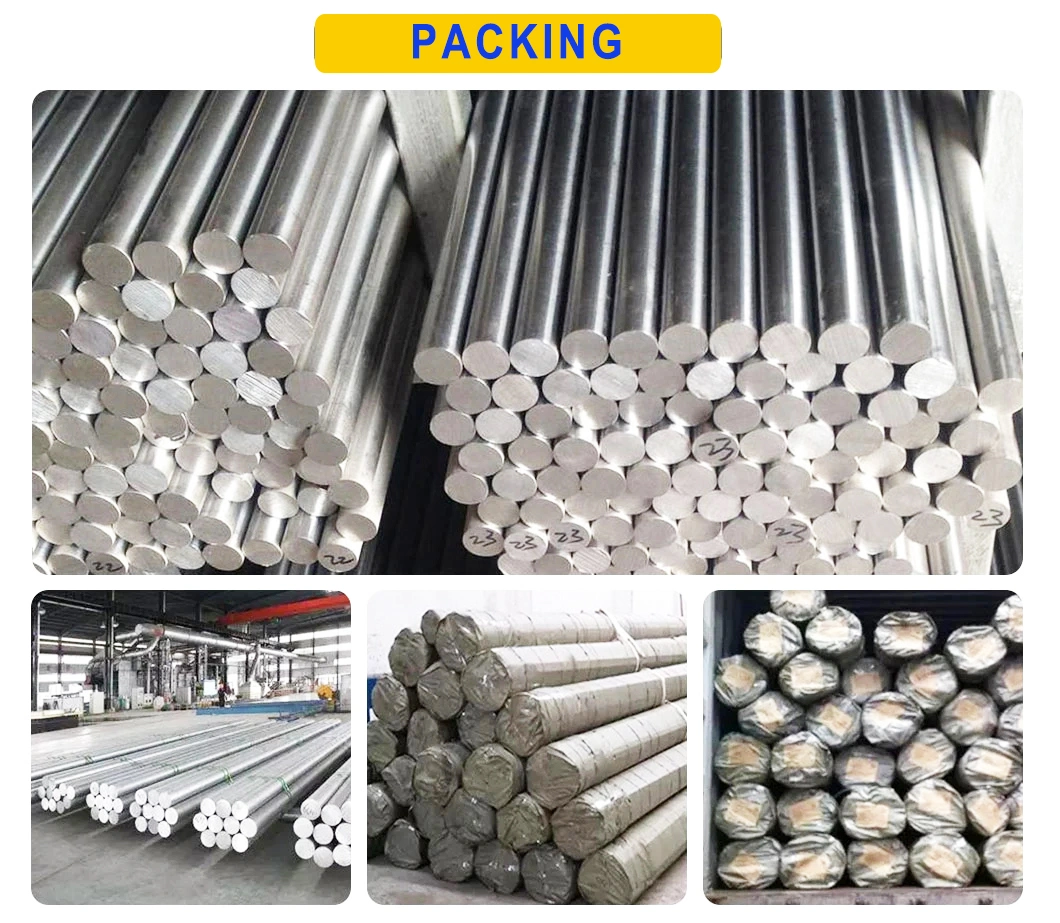 Wholesale Stainless Steel Round Bar/Rod Surface Treatment Black/Polishing/Peeled/Bright/Hairline Ss 304 201 2mm 3mm 6mm Stainless Steel Round Bar Metal Rod 904L