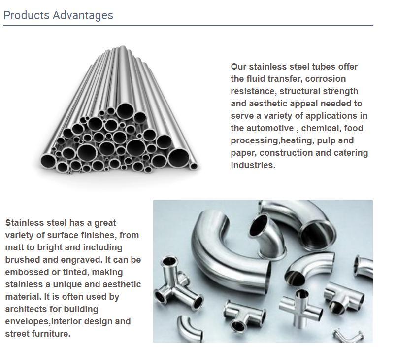 High Quality 200 300 400 Series Round Tube 304/316 Stainless Steel Pipe Stainless Steel Tube