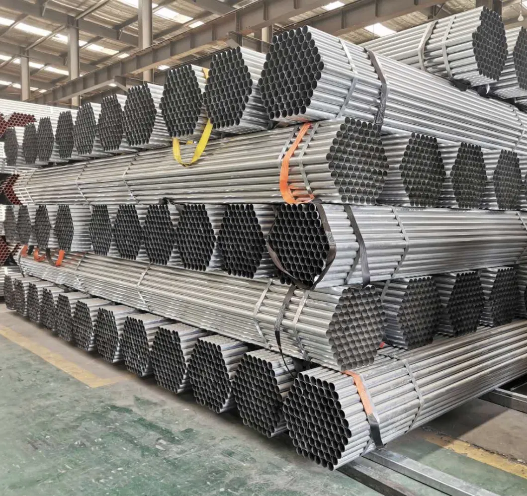 Q195 Q195b ASTM JIS G3466 Carbon Steel Galvanized Round Pipe