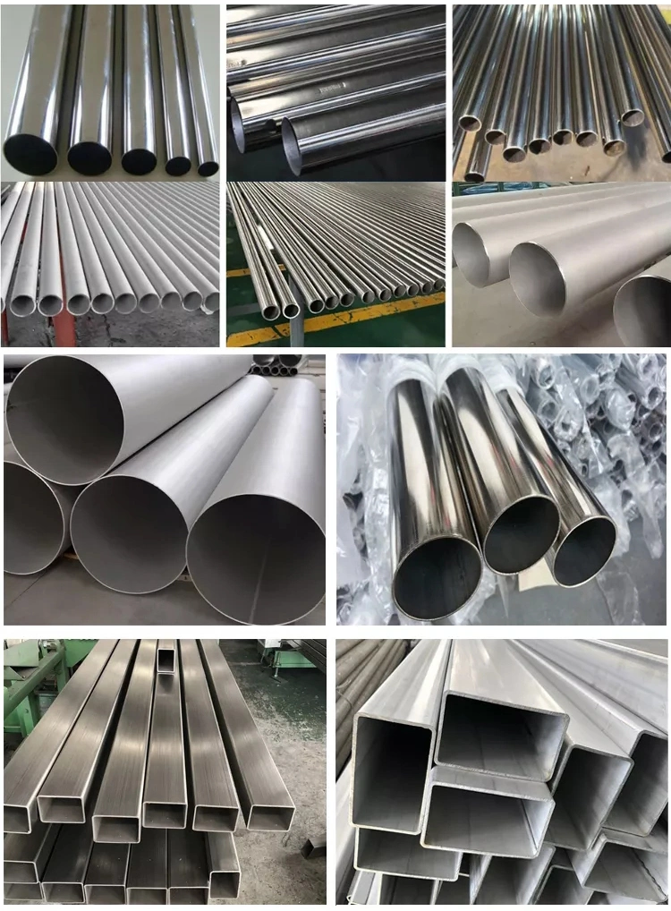 Sanon Custom High Quality 201 304 304L 316 316L Ss Round Pipe/ Tube ERW Welding Line Type Stainless Steel Tubing Prices