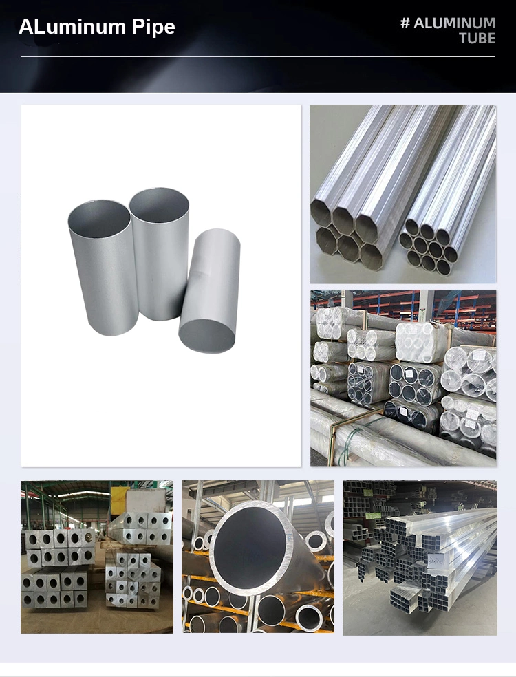 China Manufactures Large Diameter 1050 2011 2024 3003 6061 T6 Aluminum Round Square Hollow Bar