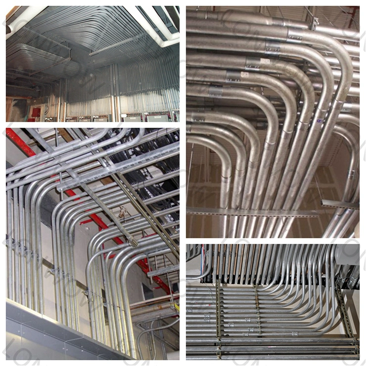 High Quality Metal Specification 0.5 0.75 1 1.25 1.5 2 2.5 3 4 Inch EMT Conduit Electrical Metallic Tubing