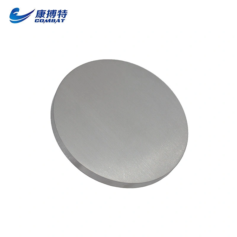 99.95% Pure W1 Grade Wolfram Round Plate as Per Customer Request
