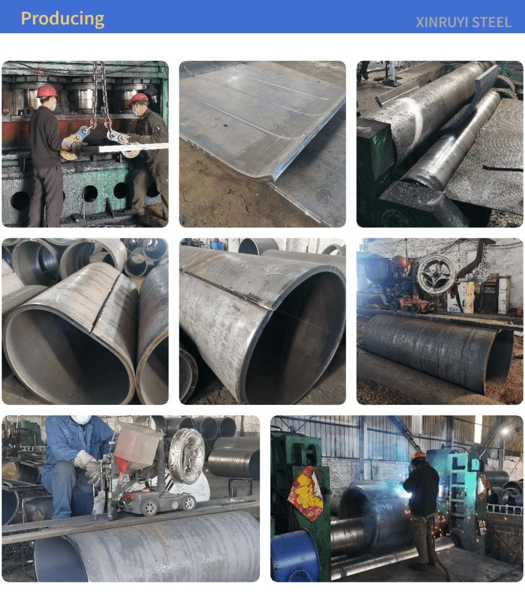 Ms Hollow Section Steel Tube ERW Black Annealed Steel Round Carbon Mild Pipe for Building Material