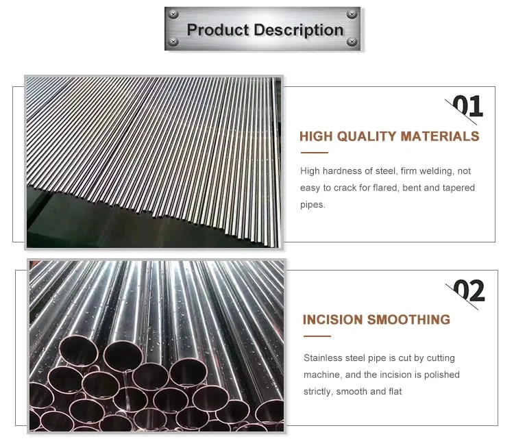 Hot in Canada 22*1.2 304 Round Stainless Steel Pipe Seamless Stainless Steel Pipe/Tube