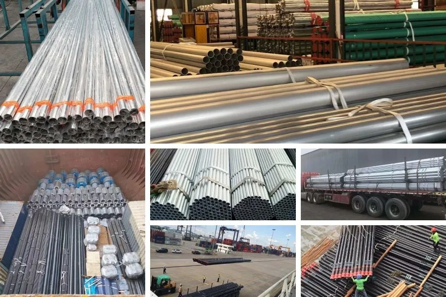 Round Pipe/Line Pipe/Square Tube/Geological Welded Stainless Pipe Hot Dipped Galvanized Steel Pipe