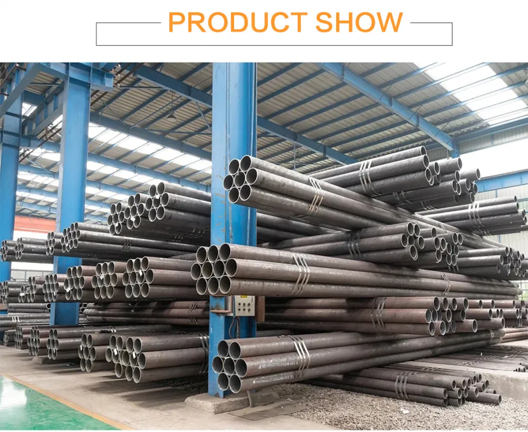 Factory Price API 5L ASTM A53 A106 Gr. B Sch 40 80 160 ERW/SSAW Welded Round Steel Ms Seamless Mild Black Pipe Cold/Hot Rolling Carbon Steel Seamless Pipe