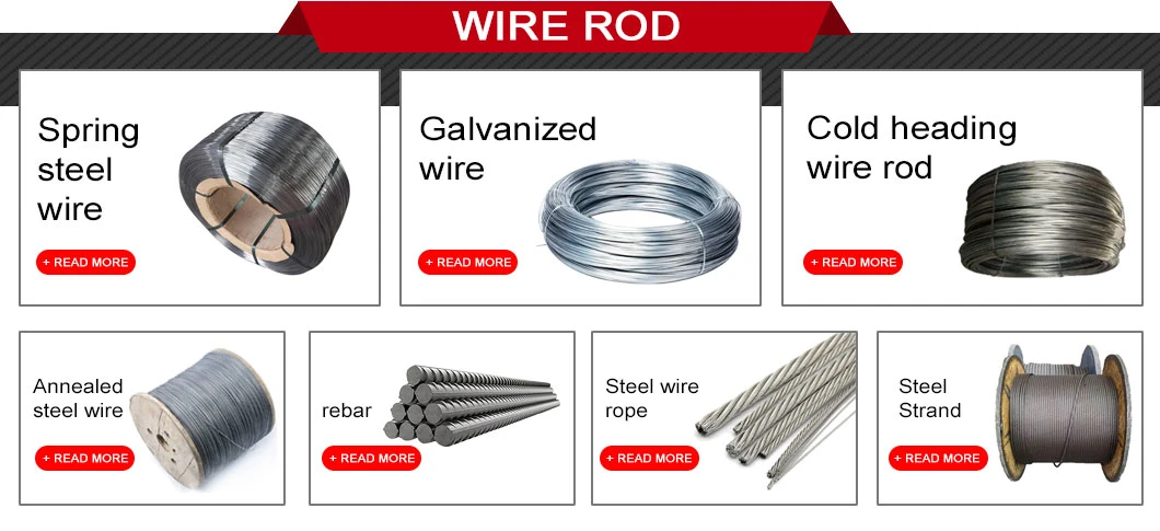 Hot Rolled Steel Wire Rod HRB400 Customize Size 7mm Steel Bar Low Carbon Steel Wire Rod