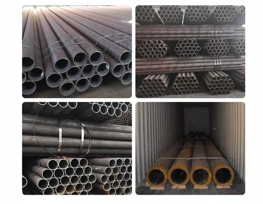Ms Carbon Steel Round Pipe Standard Length ERW Welded Galvanized Carbon Steel Round Pipe Tube