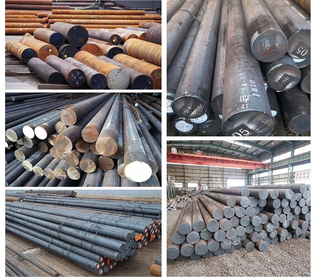 Hot Rolled Cold Rolled ASTM A572 Gr. B Ms Carbon Steel Solid Round Rods Building Materials Steel Bar