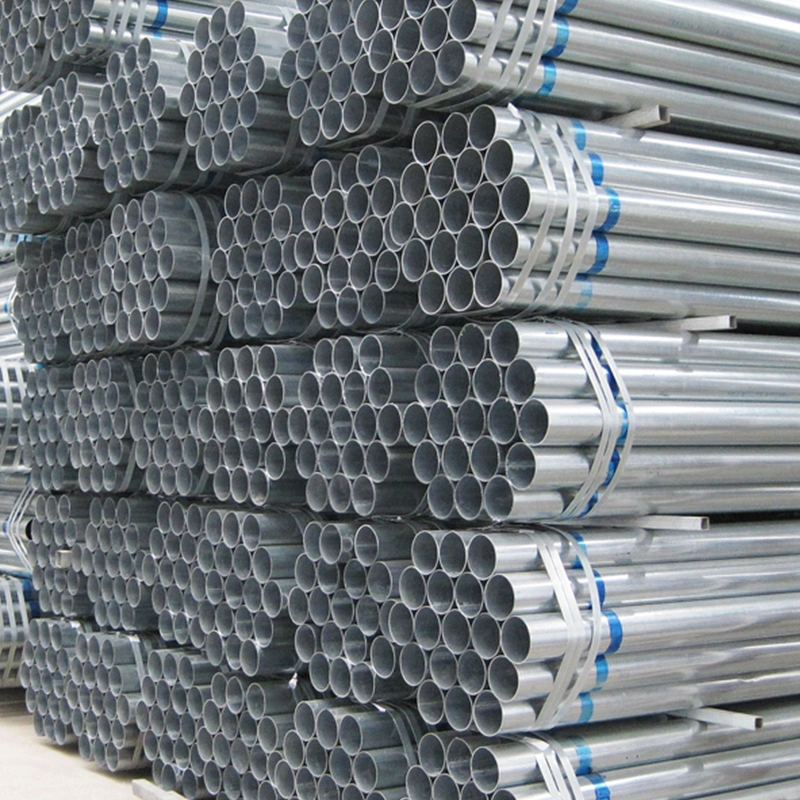 Galvanised Tube Hot Dipped Galvanized Round Steel ERW Welded Pipe