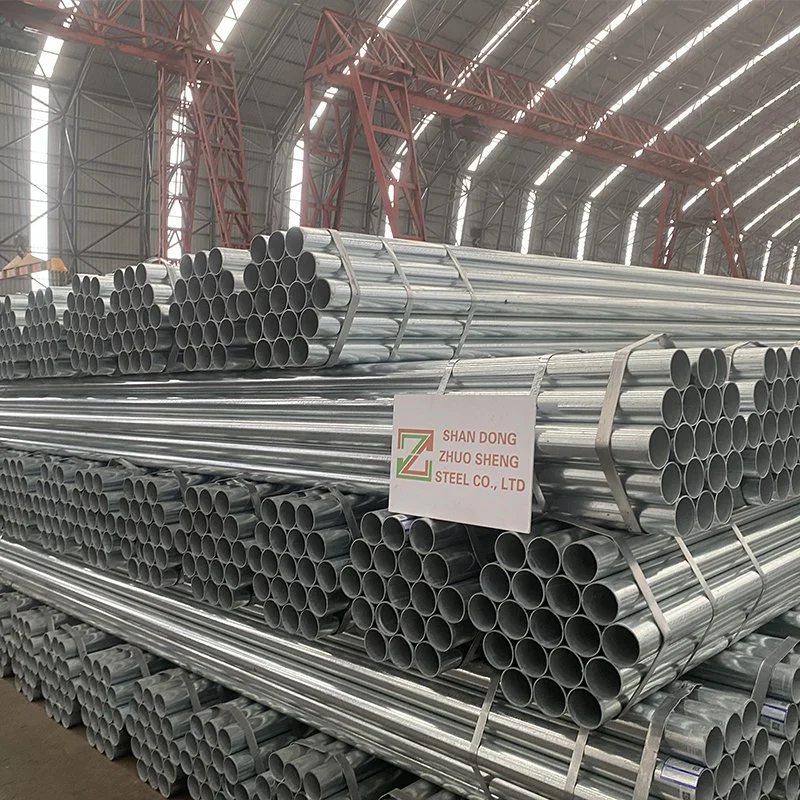 Mild Steel ASTM A36 Ss400 Pre-Galvanized Steel Pipe Hot Dipped Gi Round Steel Tube