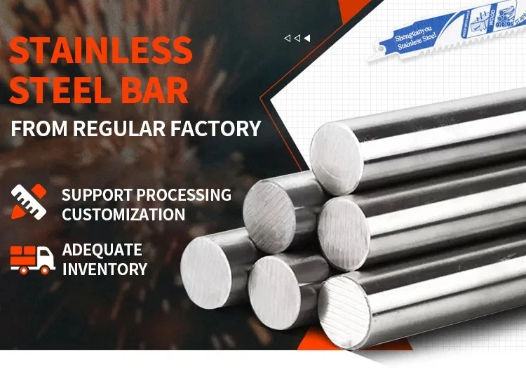 High Quality Rod Round Bar 201 202 304 310 310S 314 316 316L 420 431 No. 1 2b Ba 8K Mirror Heat Resistant Stainless Steel Bright Bar Rod