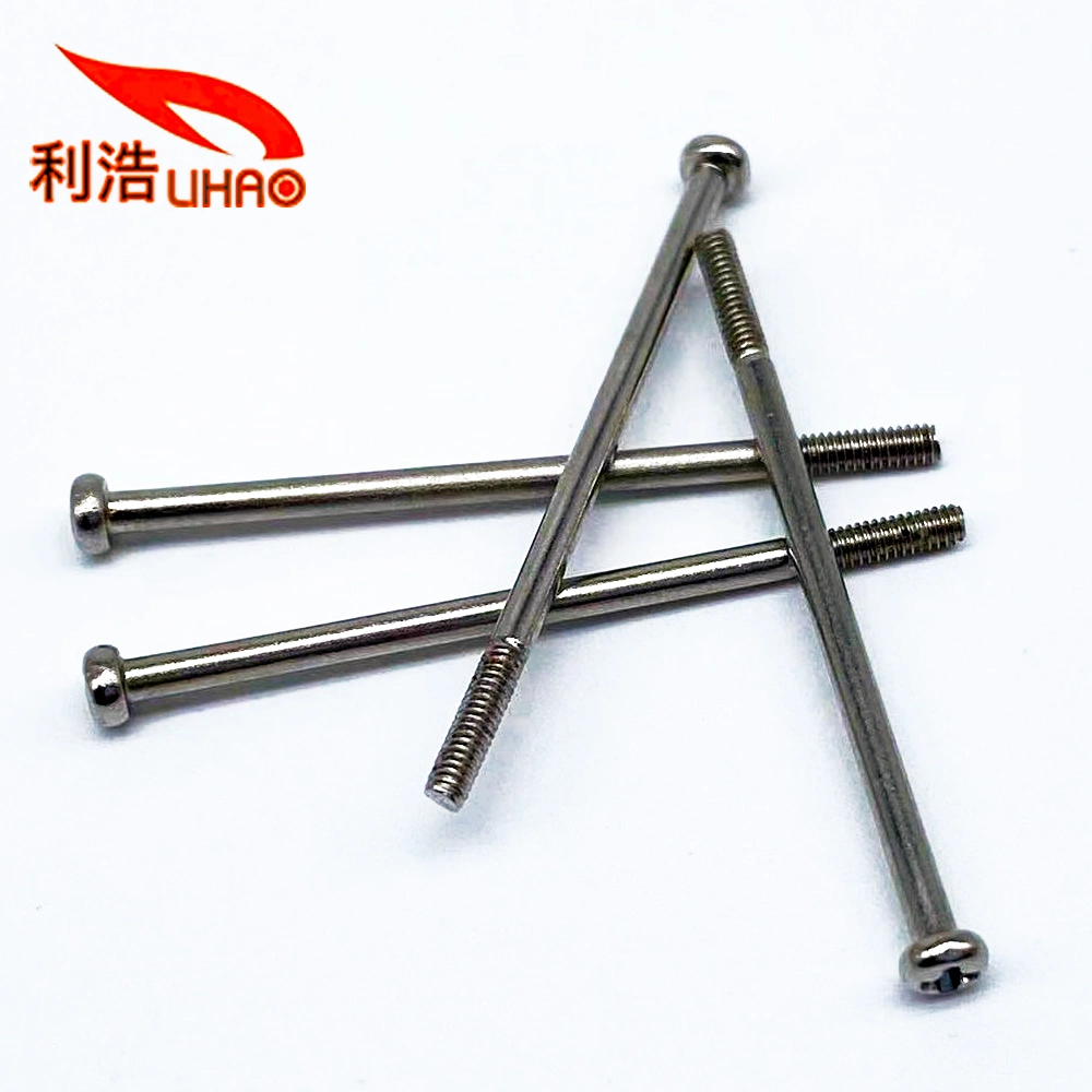 2*39mm White Nickel-Plated Carbon Steel Phillips/Crosss Pan / Round Head Half Thread/Tooth Screw