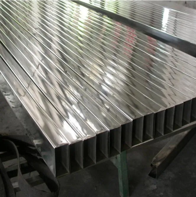 Rolled Welded Stainless Steel Tube 2 2.5 Inch Square A554 Metric Stainless Steel Tubing