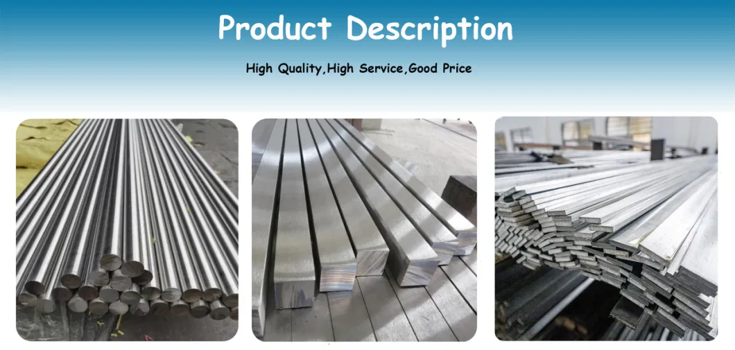 Stainless Steel 1.4301 304L 304h 304 Cold Drawn Polished Square Round Bar Rod