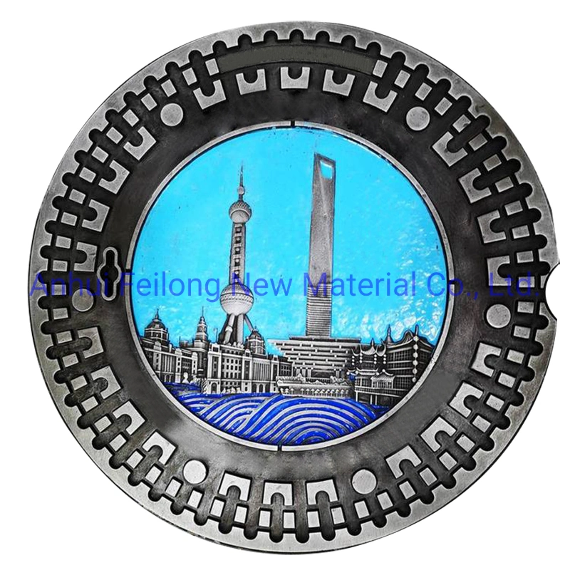 New Artistic Design Heavy Duty Casting Iron En124 D400 Customized Ductile Iron Manhole Cover