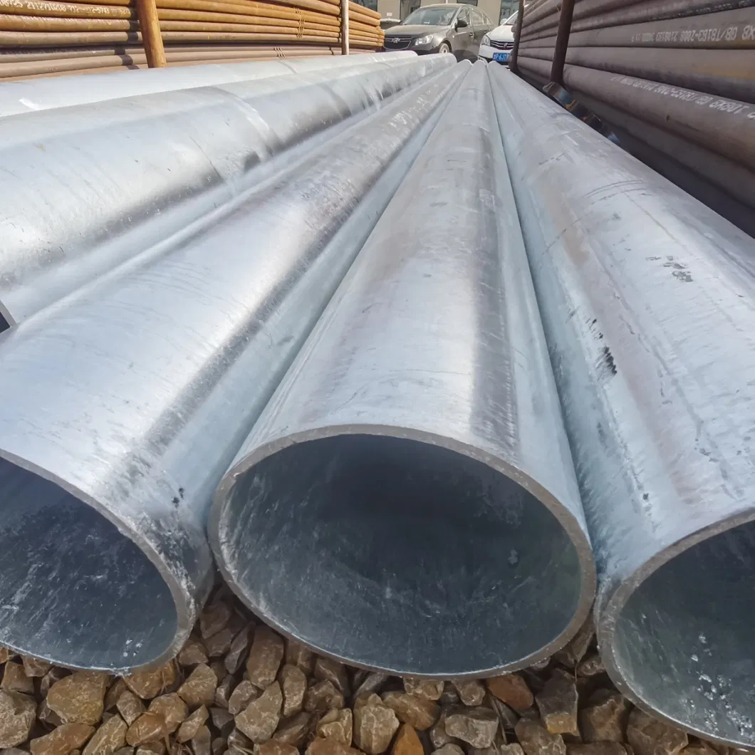 Straight Seamless Smls Low Caron Mild Steel Round Hot Galvanized Steel Pipes for Fence and Furniture