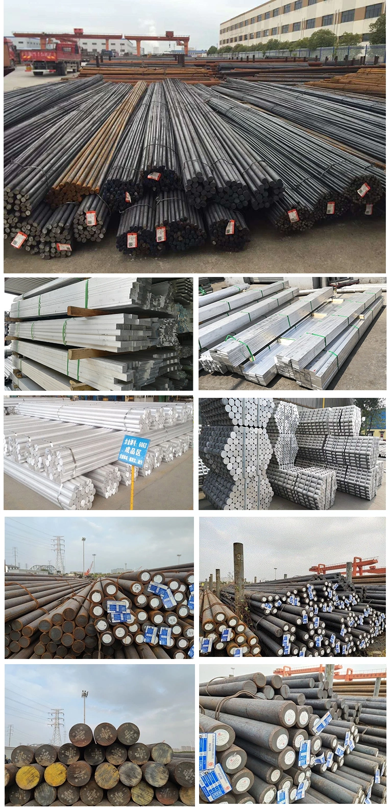 Hot Rolled Carbon Steel Bar AISI Type 1018 1010 16crmn5 Alloy Steel Round Bar Stock