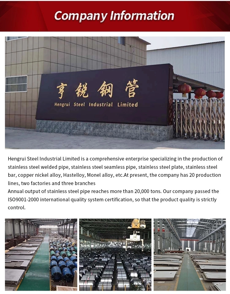 China Factory Supply Prime Quality Welded Stainless Steel Round Pipe/Alloy/Stainless Steel Pipe