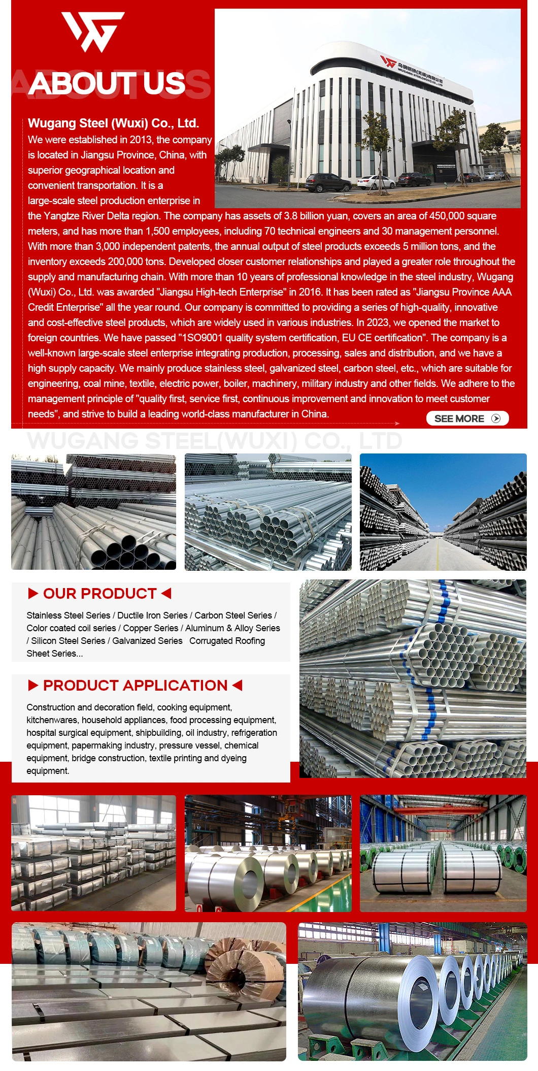 High Quality Corrugated Round Tubing Galvanized Steel Pipe Iron Rectangular Tube Price for Carports