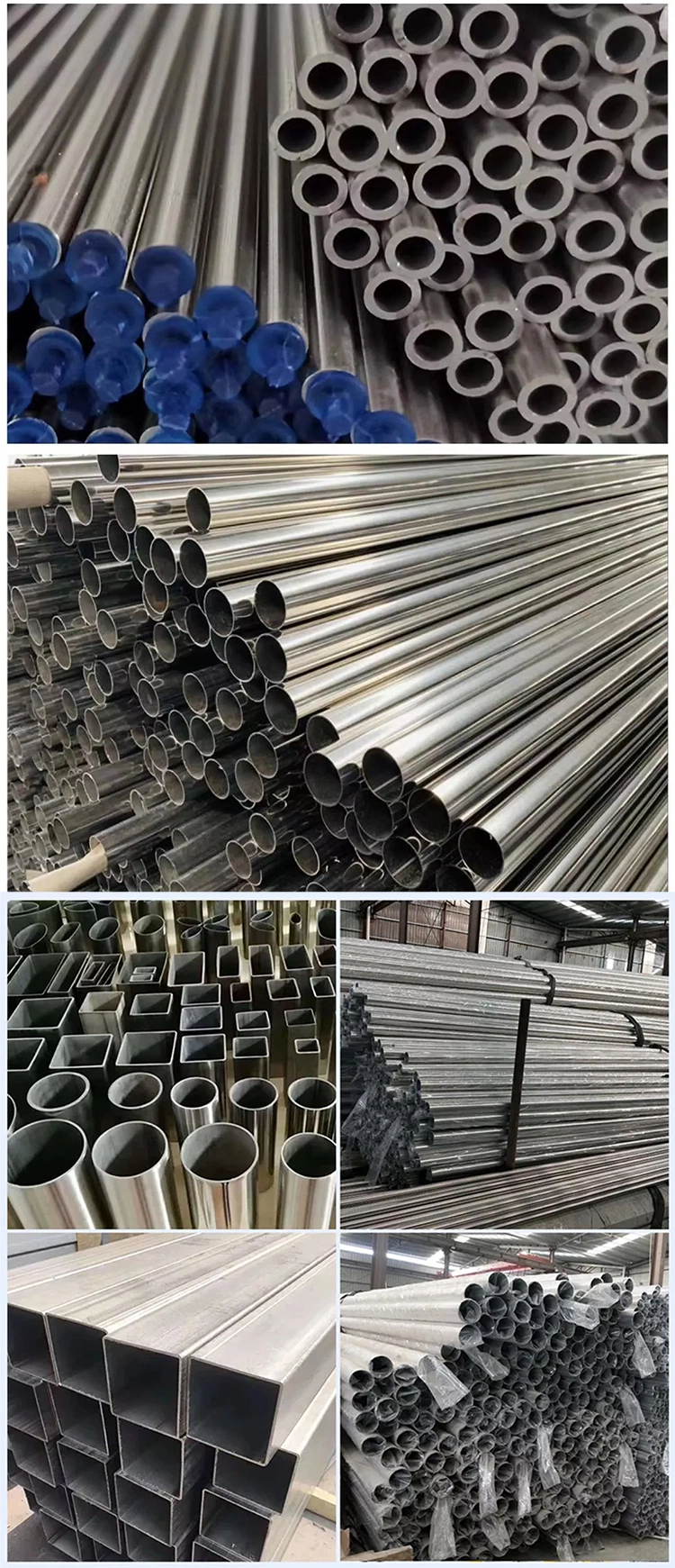 Support Customized AISI 201 304 310S 309S 316 316ti 410 430 2b 8K Surface Polish Cold Rolled Seamless Welded Round Stainless Steel Pipe Tube