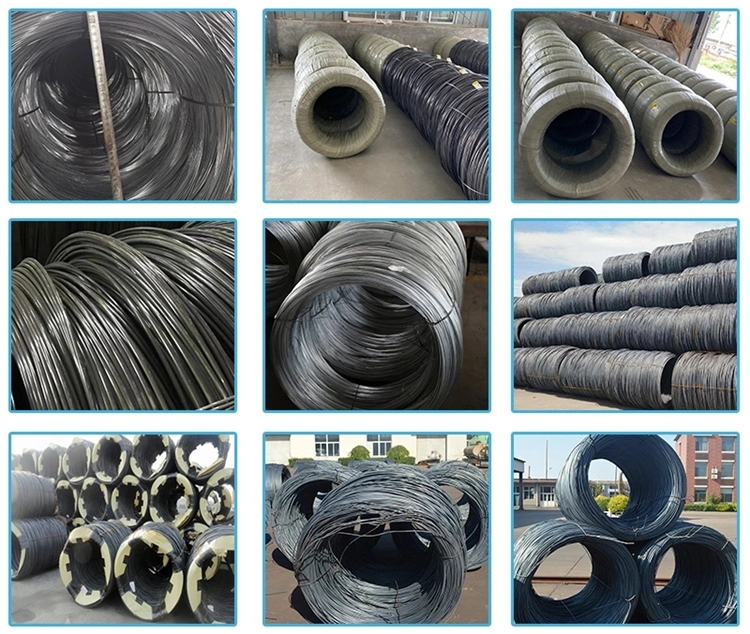 Q195 SAE1006 SAE1008 SAE1010 SAE1020 Deformed Steel Rebars 4mm 5.5mm 6mm 6.5mm Iron Rod Carbon Steel Wire Rod