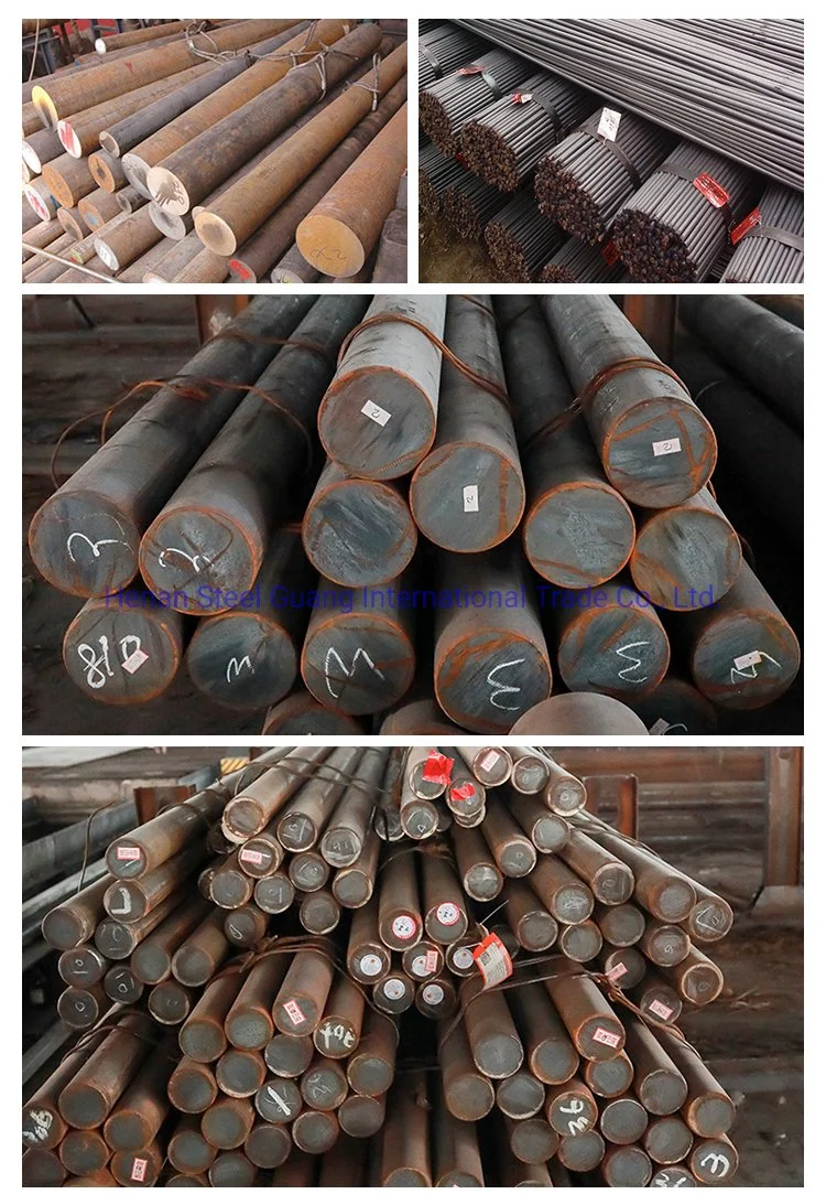 High-Strength Round Steel Bar S235 S355 1045 S35c S45c A36 Ss400 Alloy Mild Carbon Steel Round Bar