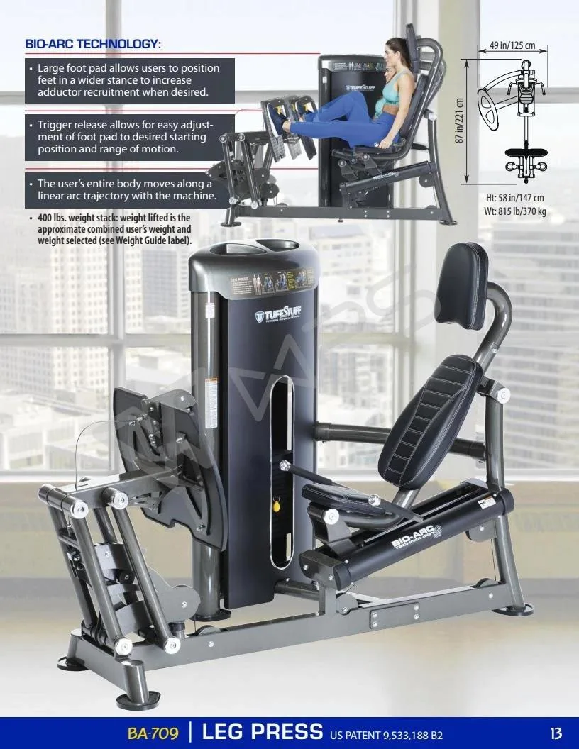 Ba-706 Commercial Strength MID Row Machine