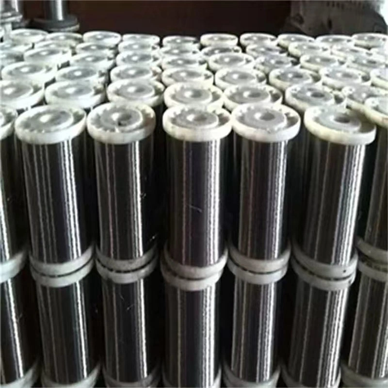 0.45mm Dia AISI JIS 201 304 304L 316 316L 321 409 410 420 430 440 441 Hot/Cold Rolled Bright/ Tinny/Spring/Welding Stainless Steel Wires Braided Flexible Metal