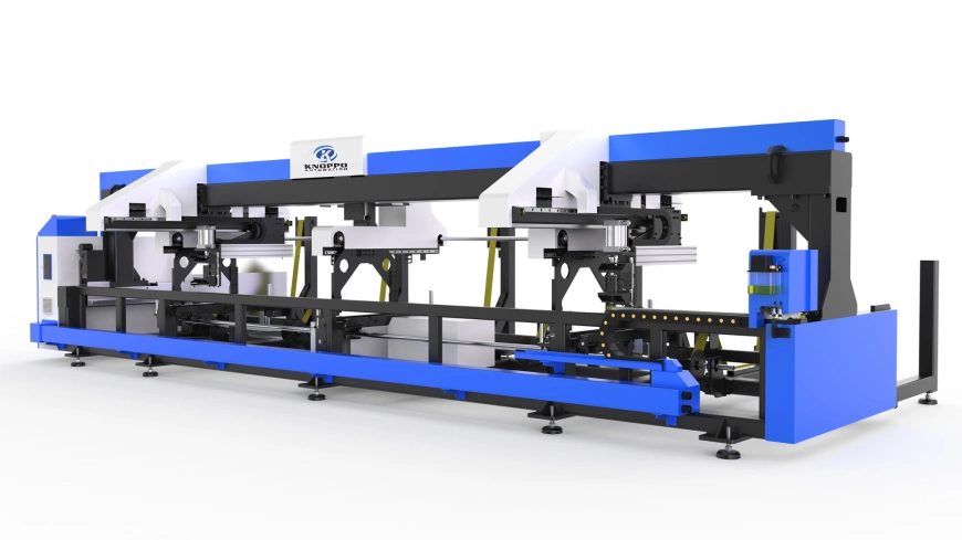 Metal Round Square Pipe Tube Fiber Laser Cutting Machine for Machinery Construction and Other Industries