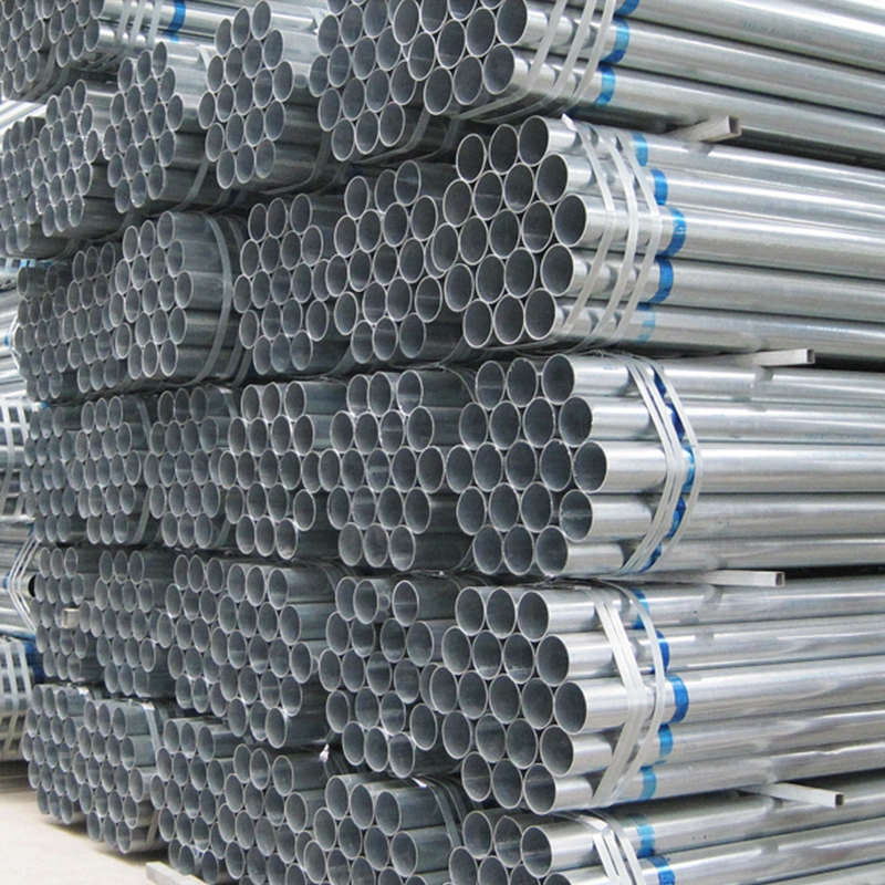 Mild Steel ASTM A36 Ss400 Pre-Galvanized Steel Pipe Hot Dipped Gi Round Steel Tube