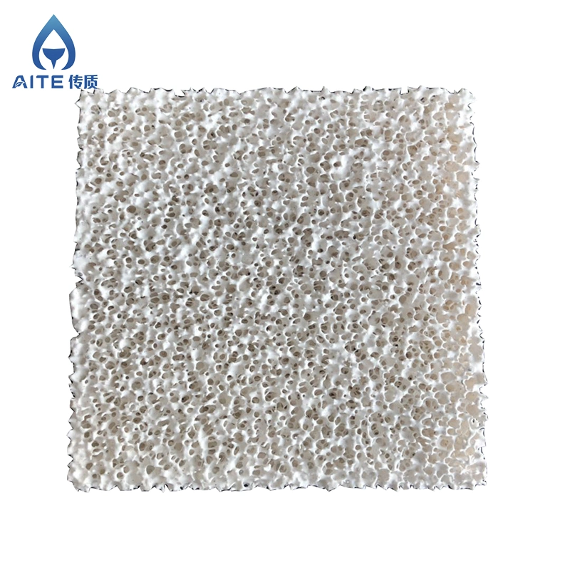 Alumina Ceramic Foam Filter Porcelana Plate Filter for Metal Casting
