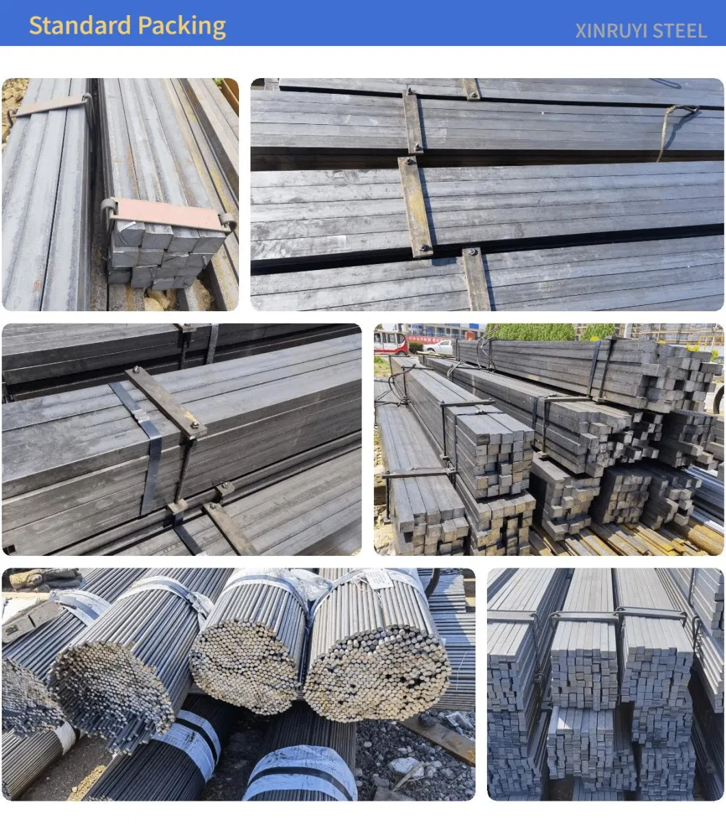 Cold Drawn Good Tolerance Bright Surface Q235B S235jr S355jr SAE1020 SAE1045 SAE1018 5120 4140 4340 100X100 1&quot; 0.5&quot; 38.1X9.5 Square Rectangular Flat Steel Bars