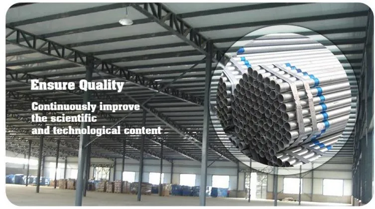 Hot Rolled Galvanized Steel Tube/Pipe High Quality Dx51d+Z 1.5mm Wall Thick Hot Dipped Gi Round Tube