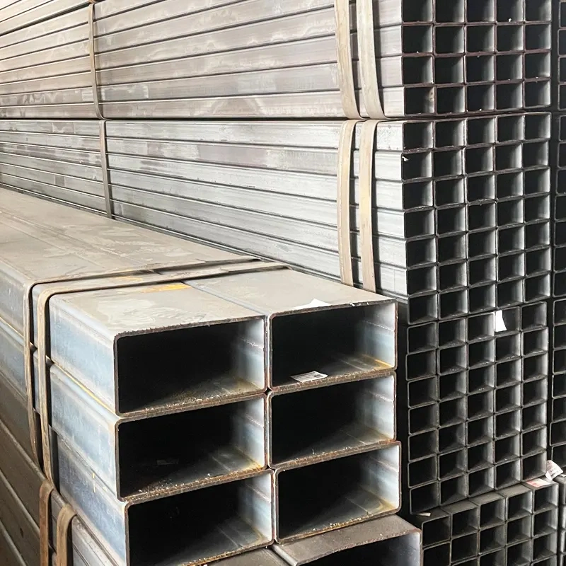 A53 A106 Square Hollow Section Square / Rectangular / Round Black Welded Steel Pipe Steel Tube