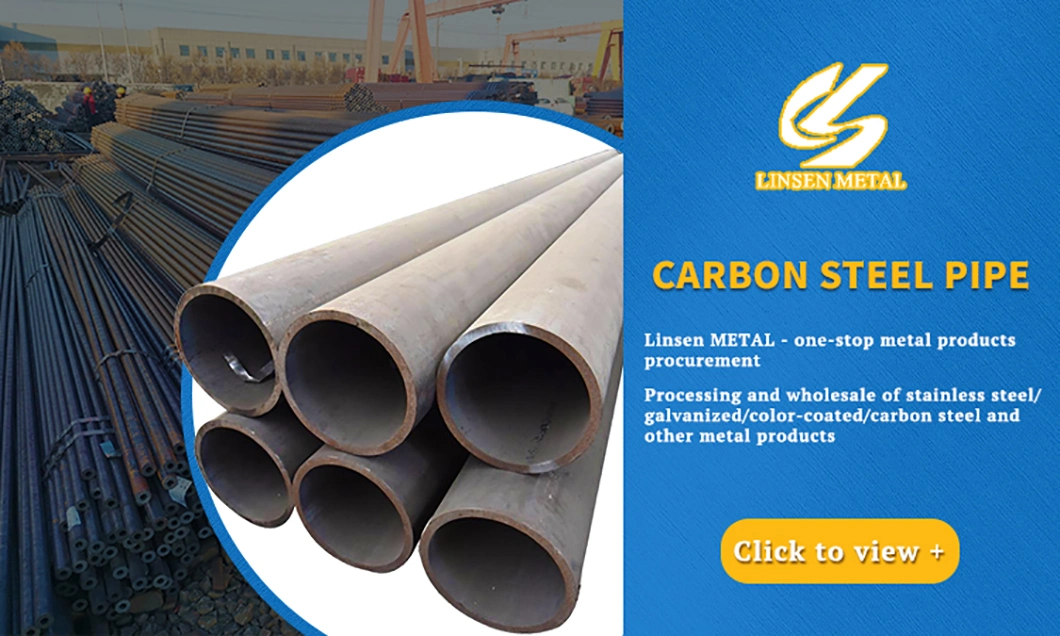 ASTM A36 Schedule 40/80/Xs Construction Steel 20 Inch 24 Inch 30 Inch Welded Seamless Carbon Steel Pipe