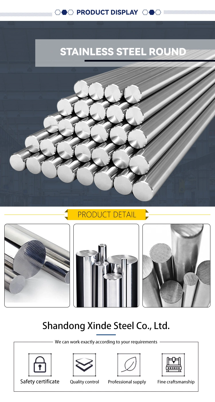 5.5mm-500mm Industry ASTM A276 410 4mm Stainless Steel Round Bar Rod