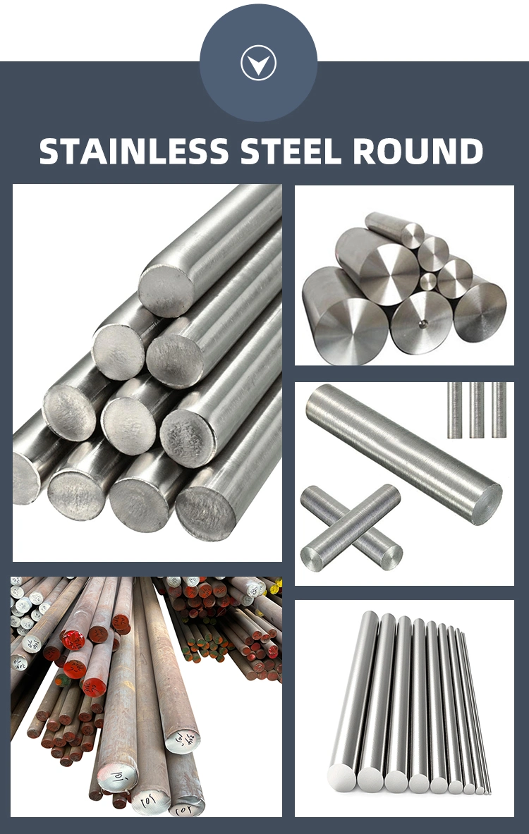 Top Quality Steel Bar 201 202 304 304L 309 310 Stainless Steel Alloy Steel Round Bar