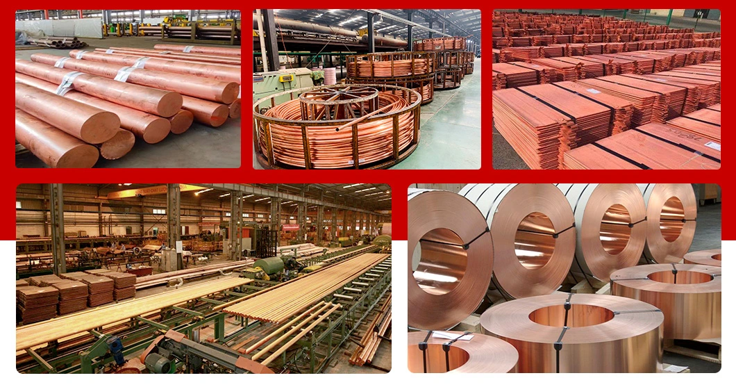 Metal Seamless Tube Straight Pipe /Copper Pipe Od 1/2&quot; 3/4&quot; Copper Round Tubes