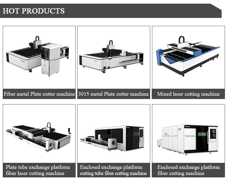 Plate Metal Round Square Metal Fiber Laser Metal Cutting Machine Exchange Table