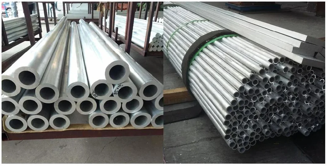 6061/6063 Aluminum Alloy Square Round Rectangle Aluminum Large Diameter Anodized Aluminum Pipe Profile