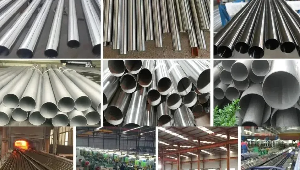 ASTM A240m Round Square Rectangular Metal Tube Ss 201 304 304L 316L Polished Inox 321 309S 310S 410 420 430 Hot Cold Rolled Seamless Welded Stainless Steel Pipe