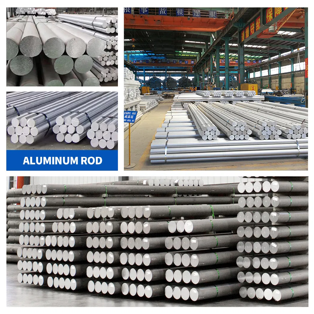 Ar061 6061-T6 Aluminum Rod Bar 1.5in Diameter Aluminum Al 6061 Round Bar Aluminium Strong Hardness Rod for Industry