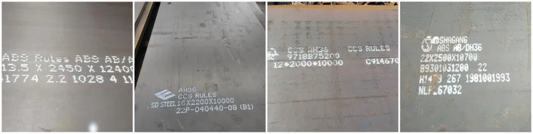 Ship Steel Plate Marine Steel Plate CCS Ah36 Steel Plate Ordinary Strength Steel Plate