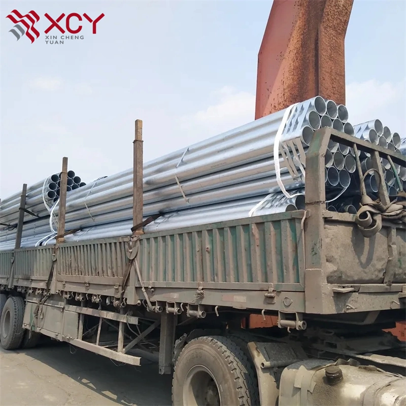 ASTM ERW Hollow Steel Pipe Gi Hot DIP Galvanized Steel Pipe Welded Steel Round Pipes