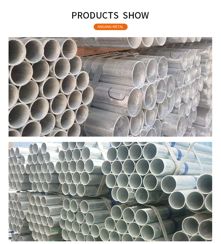 China Wholesale Gi Z81-Z120 Galvanised Steel Pipe Galvanised Steel Round Pipe